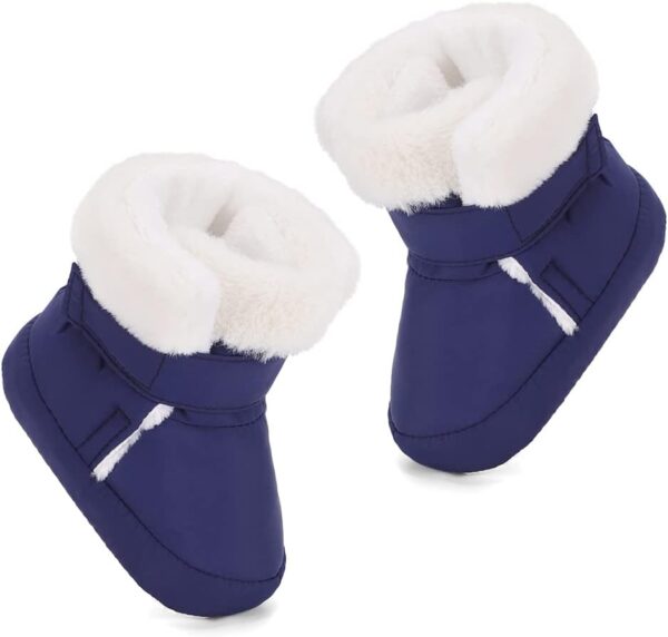 Buciki Niemowlęce Zimowe Wodoodporne Niechodki Antypoślizgowe Rzepy (0-18 M) Unisex