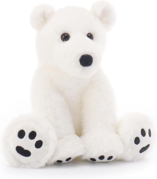 Pluszowy Biały Miś Polarny Przytulanka Dla Dzieci (Miękki i Bezpieczny)