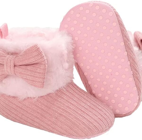 JAN & JUL Botki Zimowe Dziecięce Wodoodporne Polar Sherpa Elastyczna Podeszwa