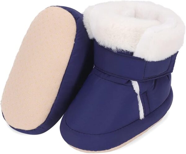 Buciki Niemowlęce Zimowe Wodoodporne Niechodki Antypoślizgowe Rzepy (0-18 M) Unisex