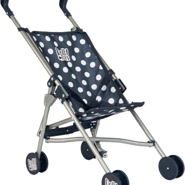 Wózek dla Lalek Spacerowy Parasolka, Lekki, Składany, Do Zabawy w Role, Dla Dzieci 2+