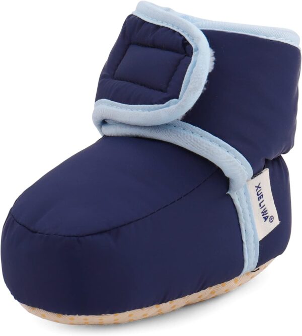 614qLlEHppL._AC_SL1500_.jpg LACOFIA Kapcie-Buciki Niemowlęce Zimowe Antypoślizgowe z Miękką Podeszwą dla Chłopców i Dziewczynek