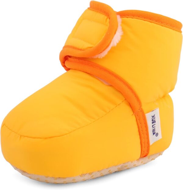 61FHPOJsNqL._AC_SL1500_.jpg LACOFIA Kapcie-Buciki Niemowlęce Zimowe Antypoślizgowe z Miękką Podeszwą dla Chłopców i Dziewczynek