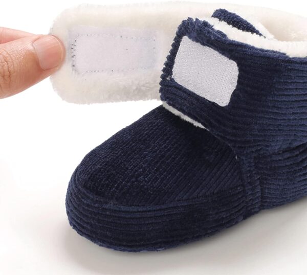 JAN & JUL Botki Zimowe Dziecięce Wodoodporne Polar Sherpa Elastyczna Podeszwa