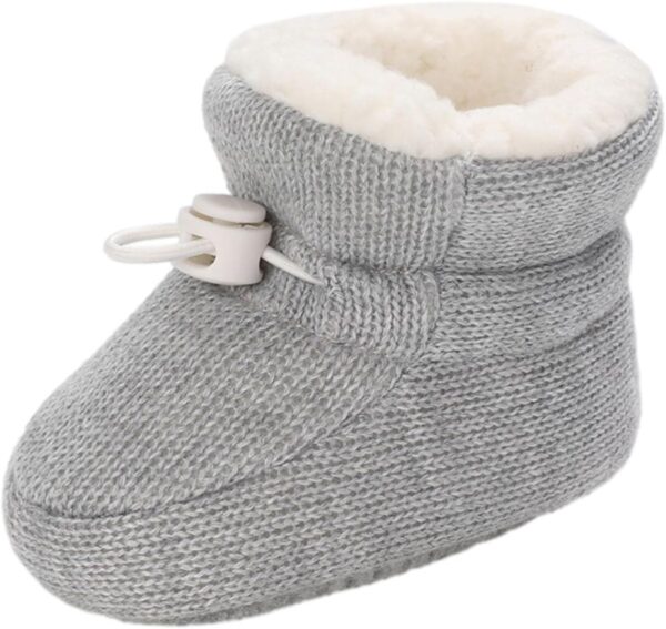 JAN & JUL Botki Zimowe Dziecięce Wodoodporne Polar Sherpa Elastyczna Podeszwa