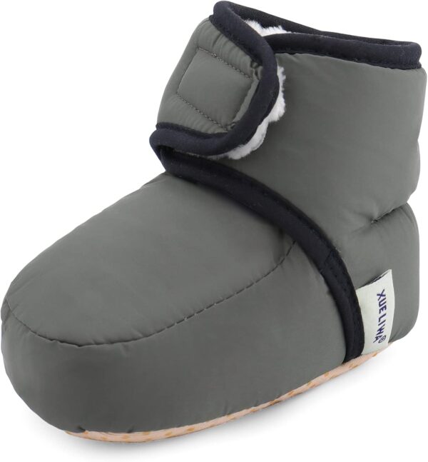 61SVg1wJ2nL._AC_SL1500_.jpg LACOFIA Kapcie-Buciki Niemowlęce Zimowe Antypoślizgowe z Miękką Podeszwą dla Chłopców i Dziewczynek