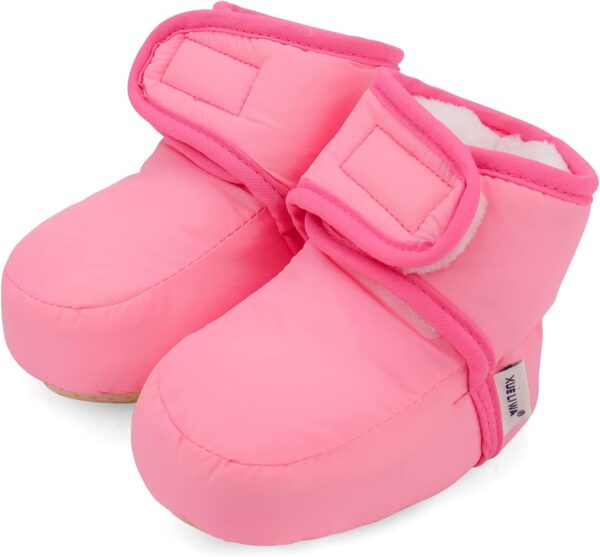 61U0cDp-NxL._AC_SL1500_.jpg LACOFIA Kapcie-Buciki Niemowlęce Zimowe Antypoślizgowe z Miękką Podeszwą dla Chłopców i Dziewczynek