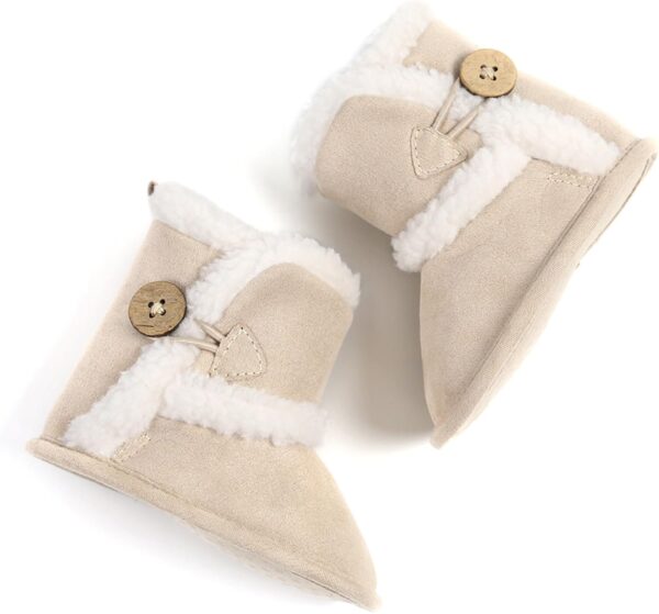 JAN & JUL Botki Zimowe Dziecięce Wodoodporne Polar Sherpa Elastyczna Podeszwa