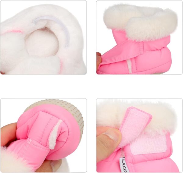 Buciki Niemowlęce Zimowe Wodoodporne Niechodki Antypoślizgowe Rzepy (0-18 M) Unisex