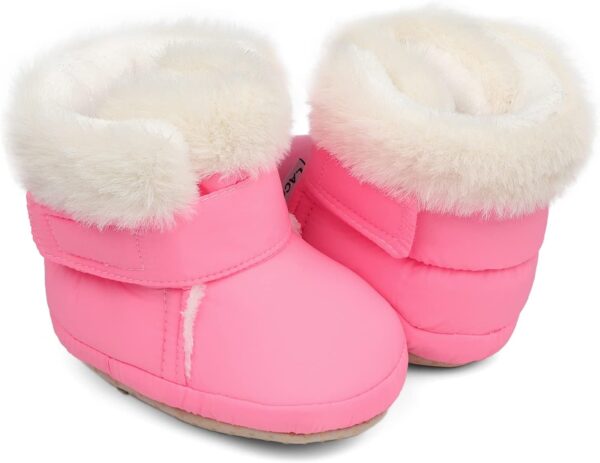 Buciki Niemowlęce Zimowe Wodoodporne Niechodki Antypoślizgowe Rzepy (0-18 M) Unisex