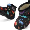 JOINFREE Kapcie Dziecięce Buciki Domowe Antypoślizgowa Gumowa Podeszwa Polar Unisex