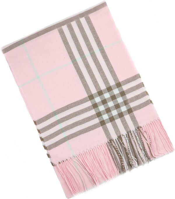 Szalik Damski Męski Unisex Długi Lekki Wzór Krata (Jesień/Zima) 190x33 cm