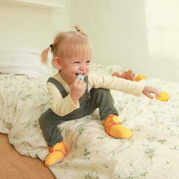 714ZimToUTL._AC_SL1500_.jpg LACOFIA Kapcie-Buciki Niemowlęce Zimowe Antypoślizgowe z Miękką Podeszwą dla Chłopców i Dziewczynek