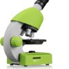 Mikroskop Bresser Junior 40-640x, Edukacyjny Zestaw dla Dzieci, Fioletowy