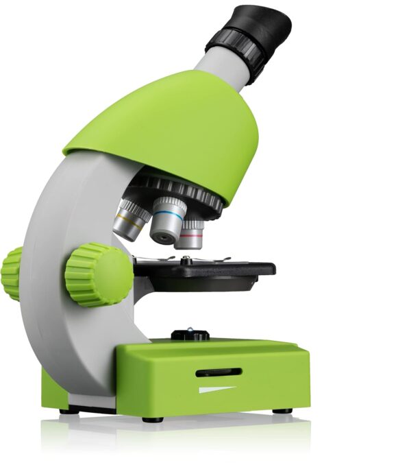 Mikroskop Bresser Junior 40-640x, Edukacyjny Zestaw dla Dzieci, Fioletowy