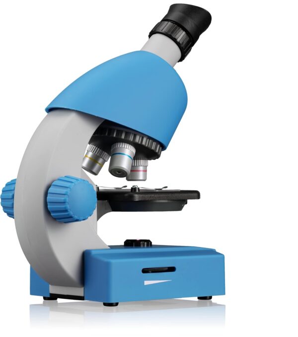 Mikroskop Bresser Junior 40-640x, Edukacyjny Zestaw dla Dzieci, Fioletowy