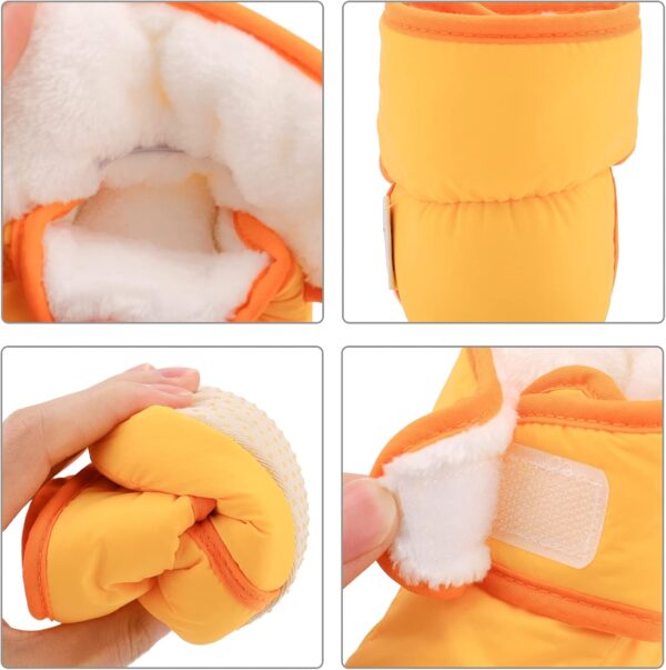 71E35lj9JvL._AC_SL1500_.jpg LACOFIA Kapcie-Buciki Niemowlęce Zimowe Antypoślizgowe z Miękką Podeszwą dla Chłopców i Dziewczynek