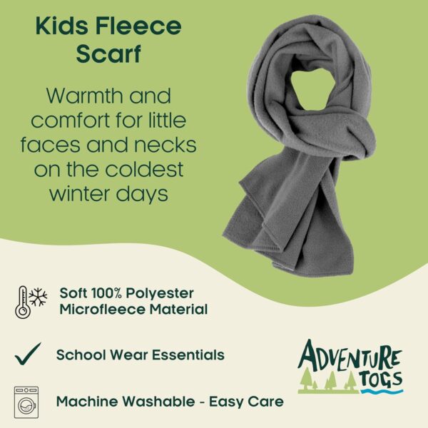 Szalik Dziecięcy Mikropolar Termiczny Unisex do Szkoły (2-12 lat) Anty-Pilling