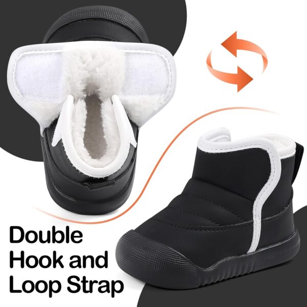 MK MATT KEELY Śniegowce Dziecięce Wodoodporne Polar Antypoślizgowa Gumowa Podeszwa (Unisex)