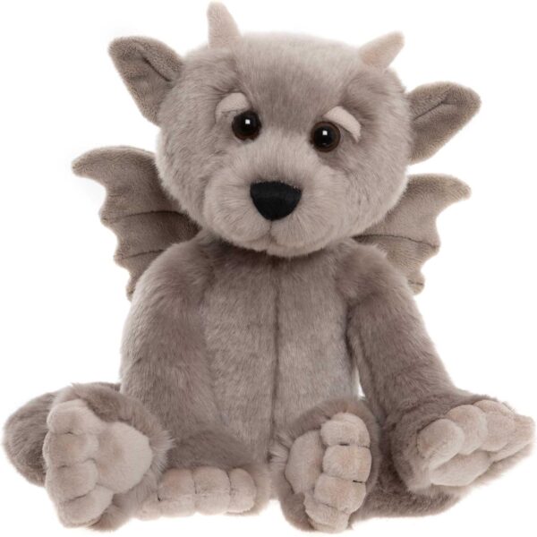 Charlie Bears Bearhouse Moat Pluszak Gargulec (20 cm) Szara Maskotka Kolekcjonerska