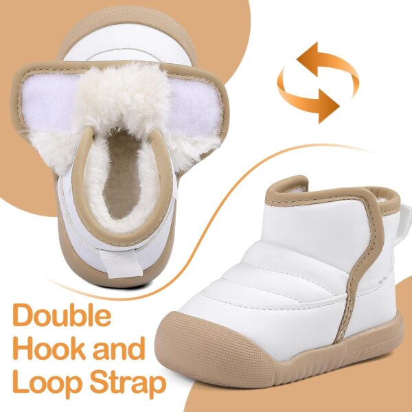 MK MATT KEELY Śniegowce Dziecięce Wodoodporne Polar Antypoślizgowa Gumowa Podeszwa (Unisex)