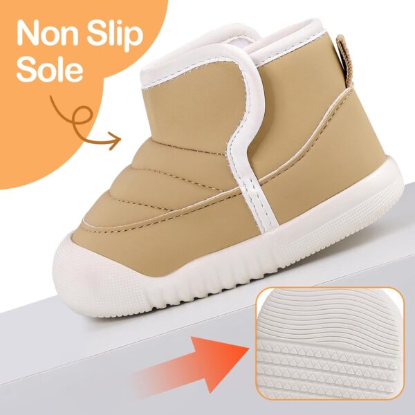 MK MATT KEELY Śniegowce Dziecięce Wodoodporne Polar Antypoślizgowa Gumowa Podeszwa (Unisex)