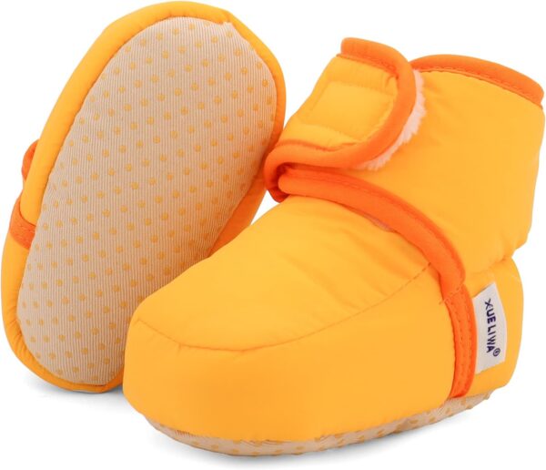 71hleTY7g0L._AC_SL1500_.jpg LACOFIA Kapcie-Buciki Niemowlęce Zimowe Antypoślizgowe z Miękką Podeszwą dla Chłopców i Dziewczynek