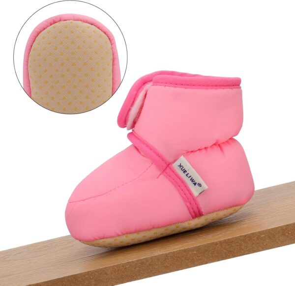 71ixnahsvDL._AC_SL1500_.jpg LACOFIA Kapcie-Buciki Niemowlęce Zimowe Antypoślizgowe z Miękką Podeszwą dla Chłopców i Dziewczynek