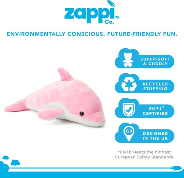 Zappi Co Pluszak Smok 12-15 cm (5-6 cali) Miękka Przytulanka Maskotka Pranie w Pralce