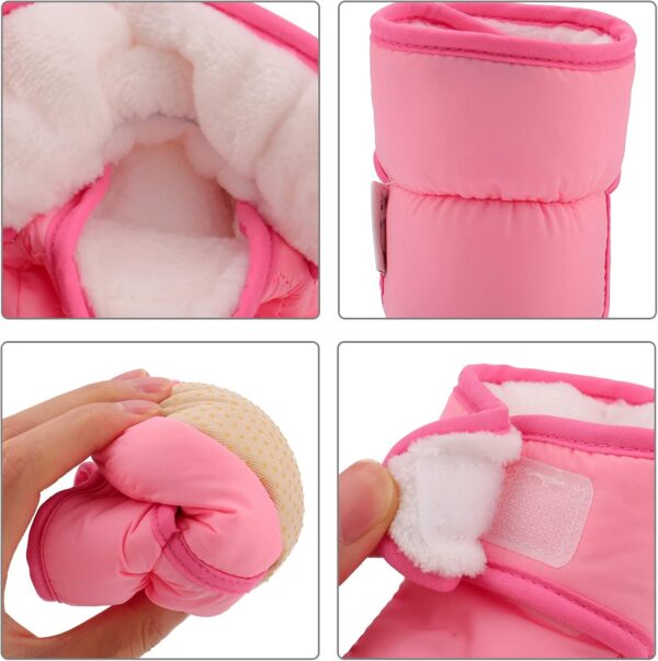 71l37OQUzvL._AC_SL1500_.jpg LACOFIA Kapcie-Buciki Niemowlęce Zimowe Antypoślizgowe z Miękką Podeszwą dla Chłopców i Dziewczynek