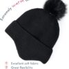 FURTALK Czapka Zimowa Dziecięca (Unisex) Z Nausznikami Polar i Odpinany Pompon (0-6 Lat)