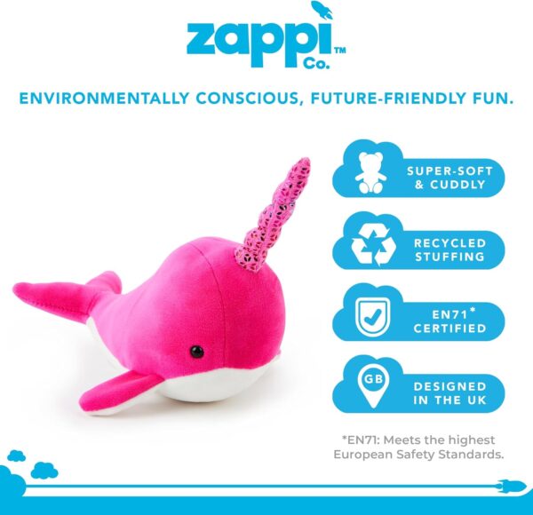 Zappi Co Pluszak Smok 12-15 cm (5-6 cali) Miękka Przytulanka Maskotka Pranie w Pralce