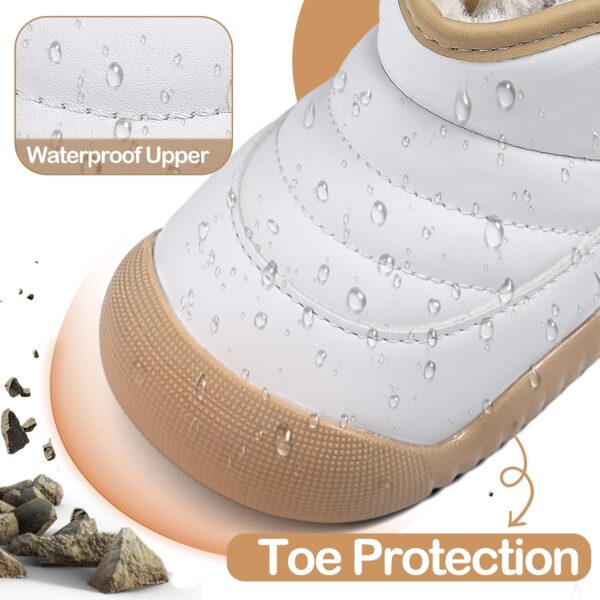 MK MATT KEELY Śniegowce Dziecięce Wodoodporne Polar Antypoślizgowa Gumowa Podeszwa (Unisex)