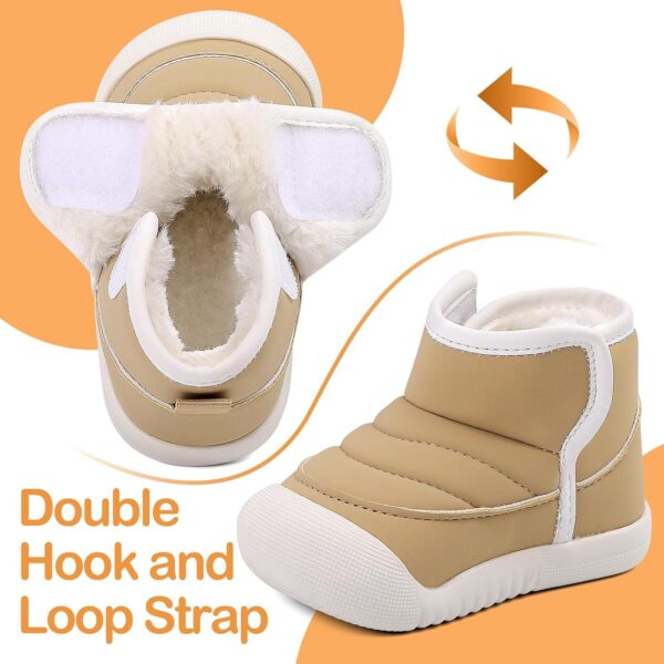 MK MATT KEELY Śniegowce Dziecięce Wodoodporne Polar Antypoślizgowa Gumowa Podeszwa (Unisex)