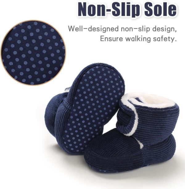 JAN & JUL Botki Zimowe Dziecięce Wodoodporne Polar Sherpa Elastyczna Podeszwa