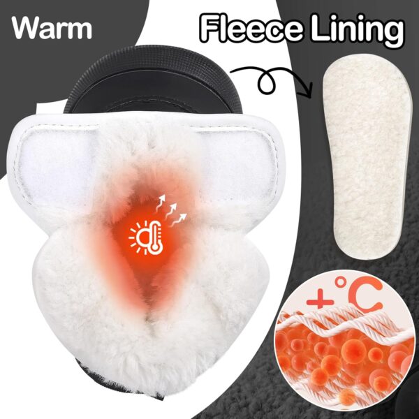 MK MATT KEELY Śniegowce Dziecięce Wodoodporne Polar Antypoślizgowa Gumowa Podeszwa (Unisex)