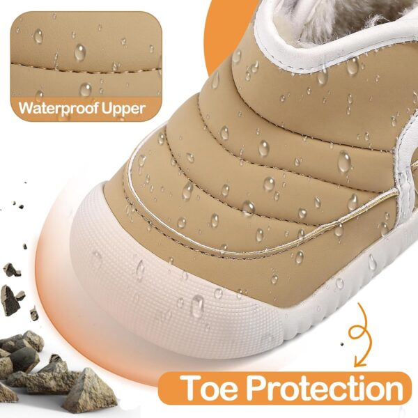 MK MATT KEELY Śniegowce Dziecięce Wodoodporne Polar Antypoślizgowa Gumowa Podeszwa (Unisex)