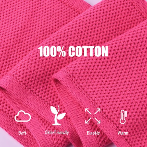 Komin Bawełniany Dziecięcy Unisex Dzianinowy Szalik Pętla (3-15 Lat) 140x18 cm