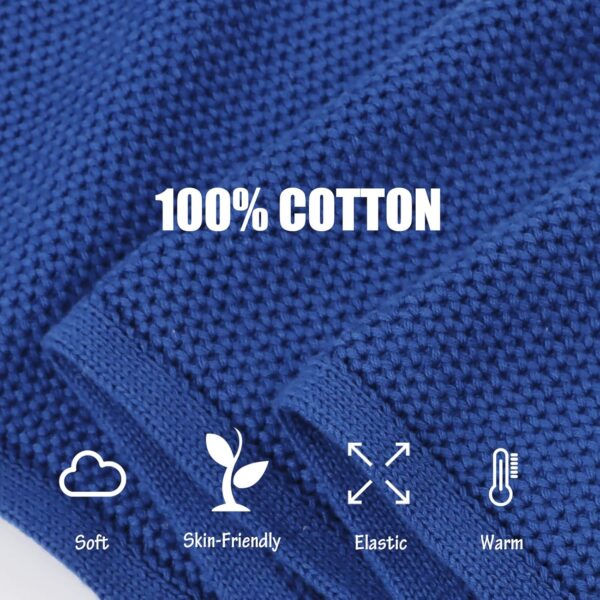 Komin Bawełniany Dziecięcy Unisex Dzianinowy Szalik Pętla (3-15 Lat) 140x18 cm