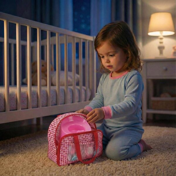 Zestaw BiBi Doll Akcesoria dla Lalek 18 el. Karmienie i Pielęgnacja, Torba, Dla Dzieci 3+