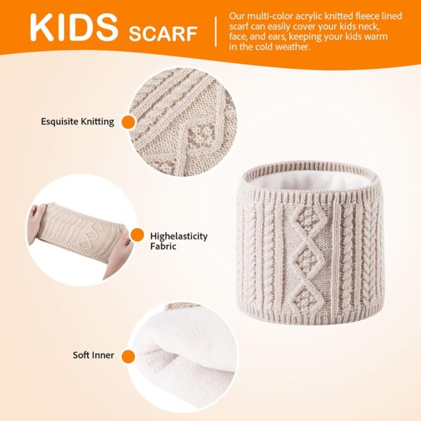 Zestaw Zimowy Czapka i Szalik Dziecięcy Dziewczęcy z Pomponem (0-36 miesięcy) Ciepłe Nauszniki