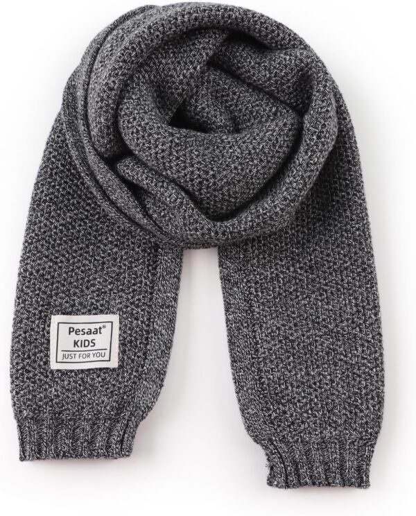 Komin Bawełniany Dziecięcy Unisex Dzianinowy Szalik Pętla (3-15 Lat) 140x18 cm