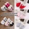 Zimowe Buciki Niemowlęce Ocieplane Polarem Kapcie Niechodki Antypoślizgowe 0-18 M (Unisex)