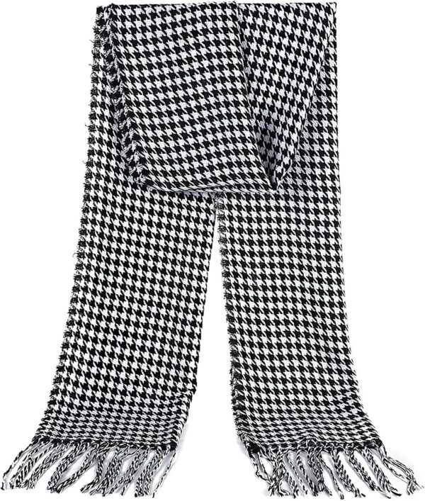 Szalik Damski Męski Unisex Długi Lekki Wzór Krata (Jesień/Zima) 190x33 cm