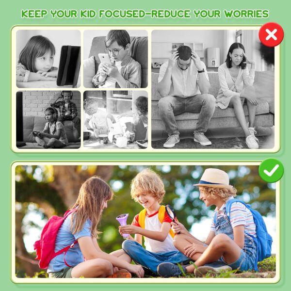 81i60wyODL._AC_SL1500_.jpg Mikroskop Cyfrowy Kieszonkowy dla Dzieci, Ekran HD 2.0", USB, Podświetlenie LED, Pomarańczowy