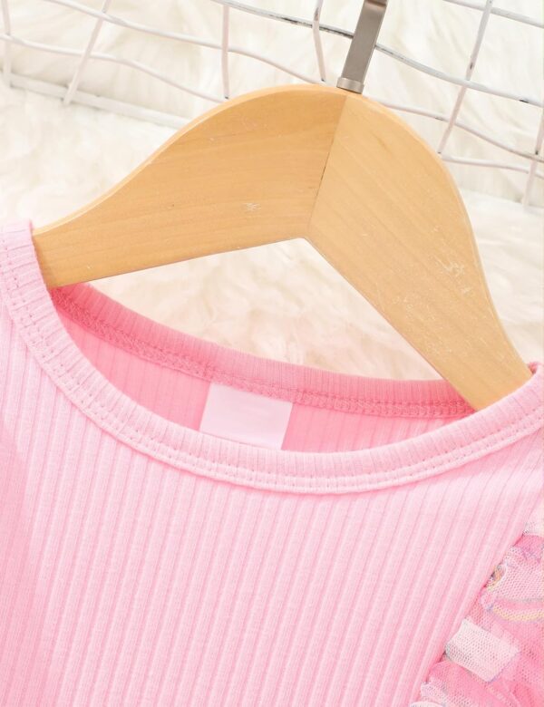 Sukienka Dziewczęca Prążkowana Długi Rękaw Na Każde Święta (1-6) Lat