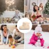 Zimowe Buciki Niemowlęce Ocieplane Polarem Kapcie Niechodki Antypoślizgowe 0-18 M (Unisex)