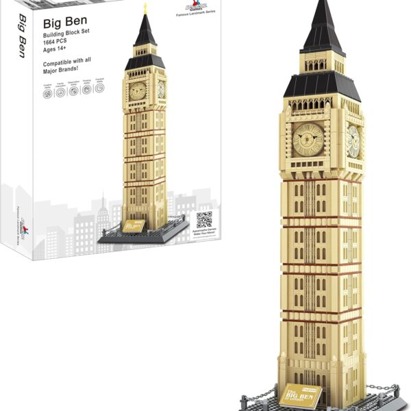 Klocki Konstrukcyjne APOSTROPHE Games Wieża Zegarowa Big Ben (1664 elementy)