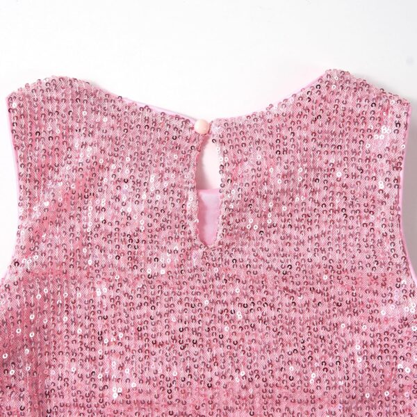 Miipat Elegancka Sukienka Dziewczęca Aksamit/Cekiny Tiul Księżniczka na Wesele Urodziny Święta