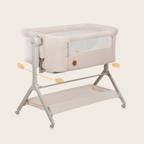 31oIjmngiTL._AC_ Lionelo Leonie Plus Łóżeczko Dostawne 3w1 z Funkcją Kołyski i Materacem T25